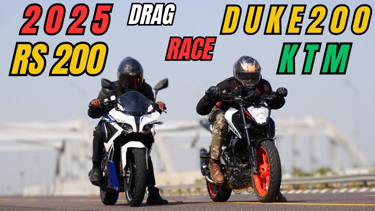 2025 RS200 vs Duke 200 Drag Race