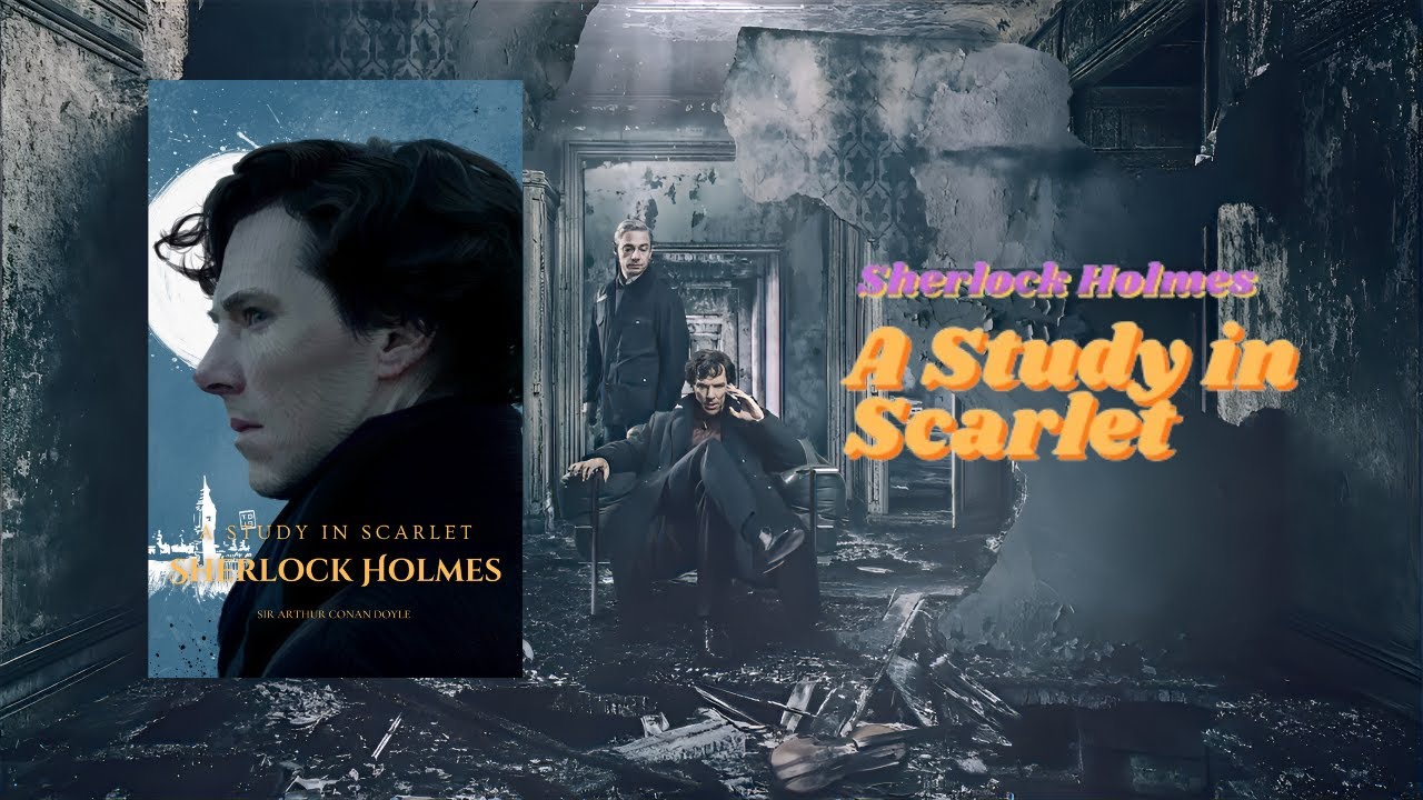 📳📀Sherlock Holmes A Study in Scarlet by Arthur Conan Doyle | Full Detective Audiobook 🎶🎧🎵c