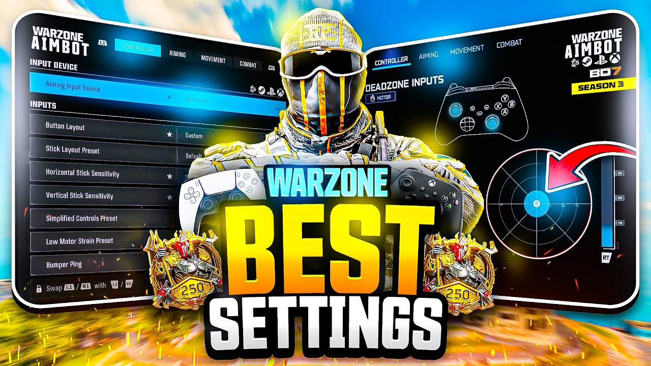 the BEST *BROKEN* Settings in Warzone after the NEW UPDATE! (Warzone BEST Settings)