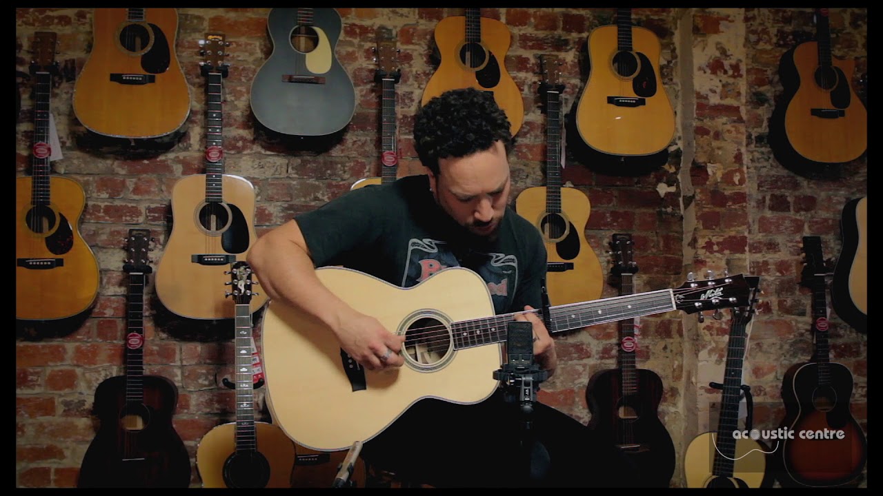 Maton CS Classic with capo. The Acoustic Centre.
