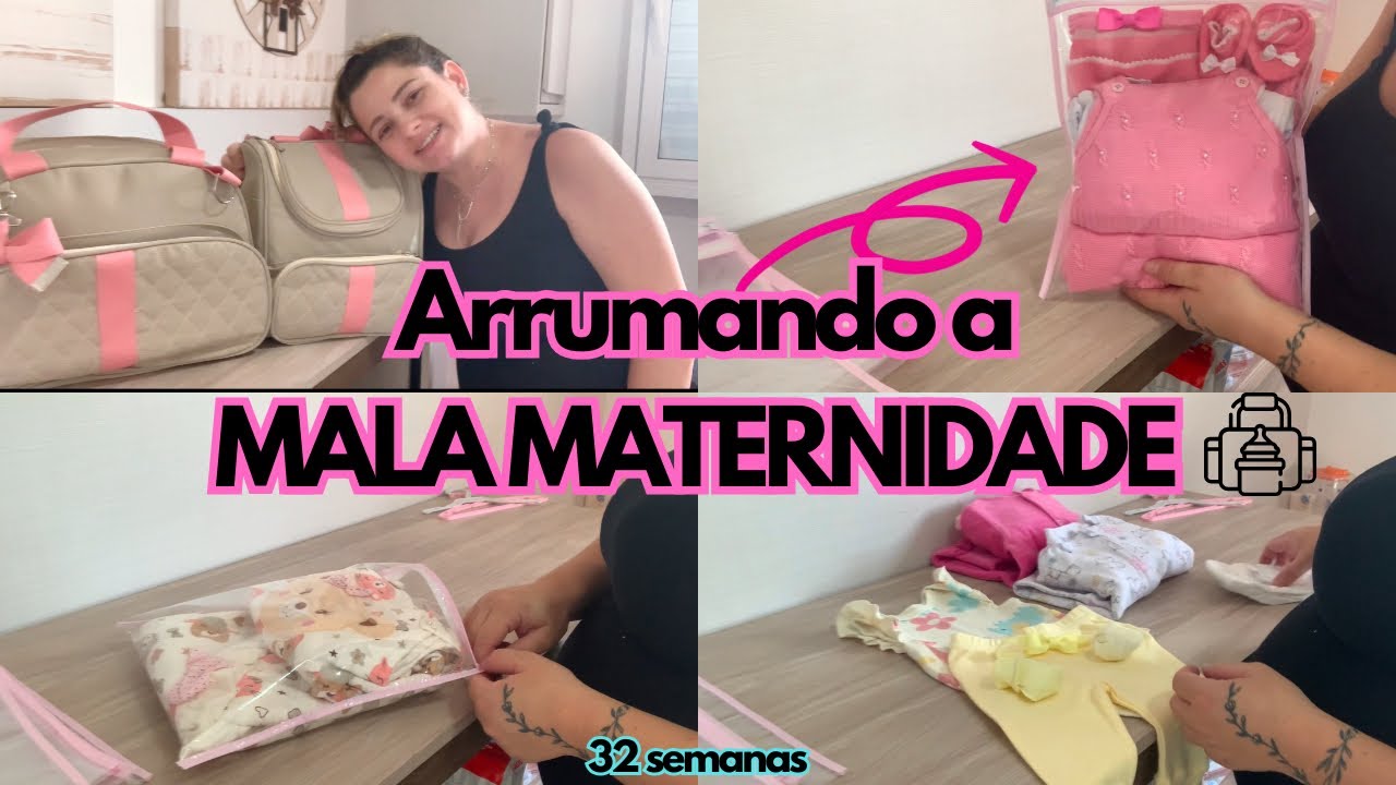MALA MATERNIDADE DA BEBÊ/ ORGANIZANDO O QUE VOU LEVAR