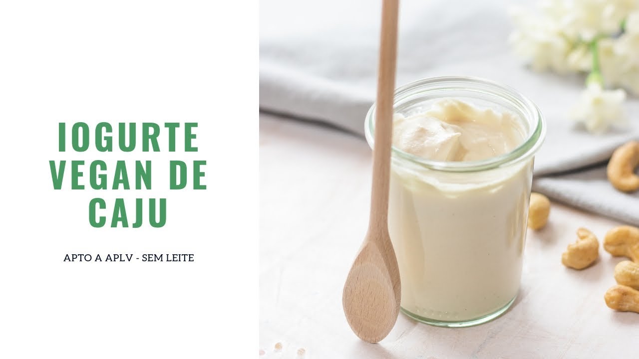 Iogurte de caju vegan - apto a APLV