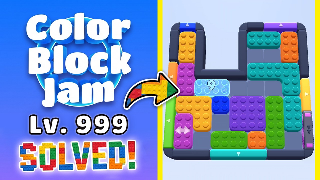 Color Block Jam Level 998 (999) | Complete Walkthrough & Solution! 🎯