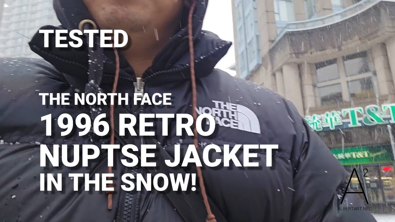 СНЕЖНЫЙ ТЕСТ! КУРТКА-ПУХОВИК THE NORTH FACE 1996 RETRO NUPTSE ЗИМНЯЯ #THENORTHFACE #НАУЛИЦЕ #СТИЛЬ