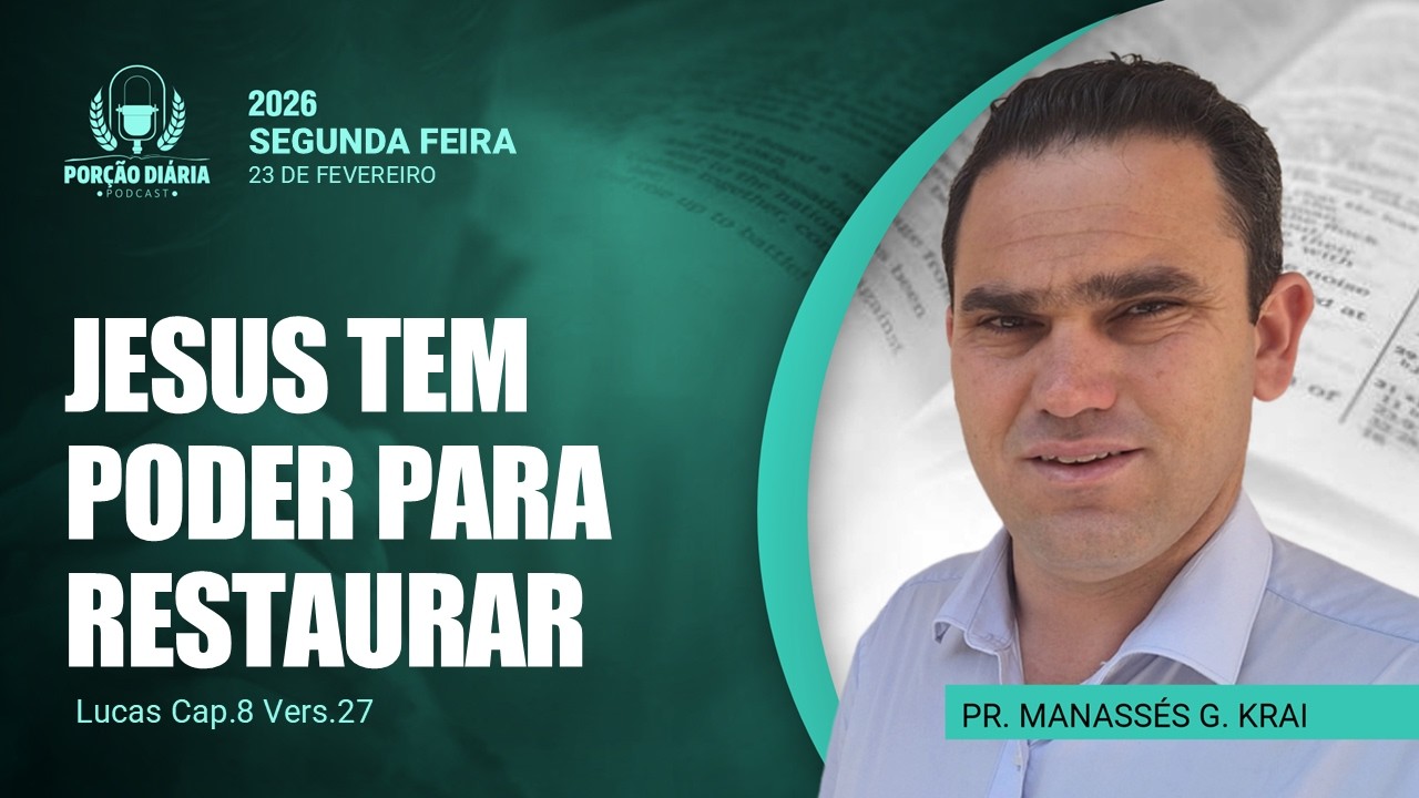 JESUS TEM PODER PARA RESTAURAR