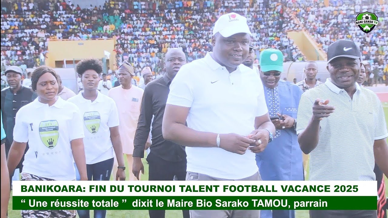 BANIKOARA: FIN DU TOURNOI TALENT FOOTBALL VACANCE 2025