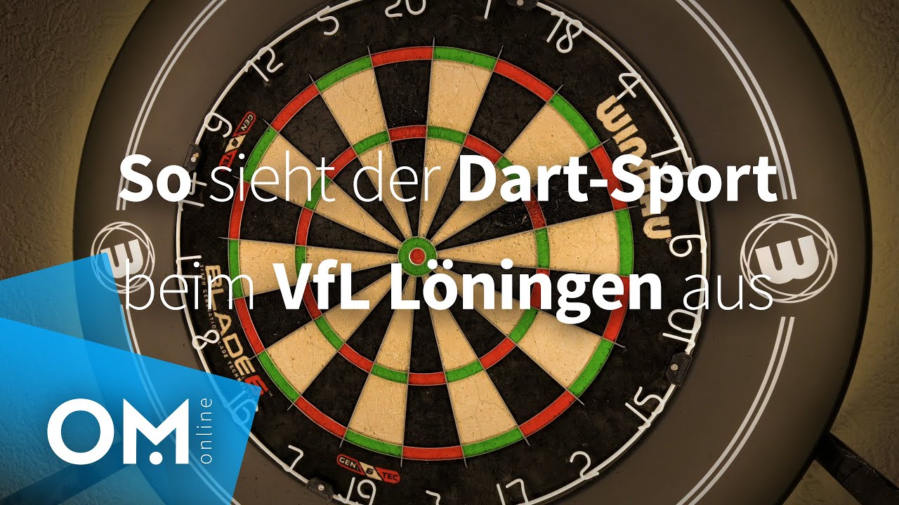 So sieht der Dart-Sport beim VfL L&ouml;ningen aus