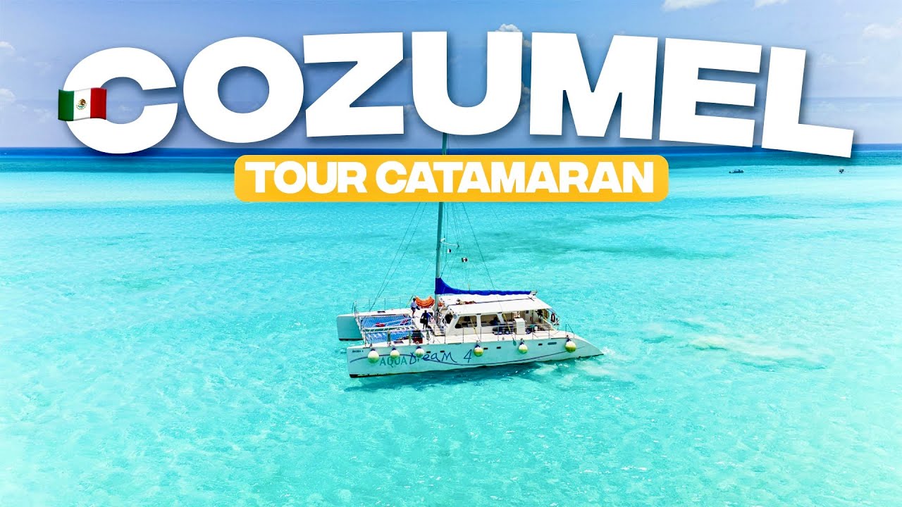 COZUMEL ✅ El NUEVO tour en CATAMARÁN - El Cielo 2026 🌴 All Inclusive + Snorkel 🩵 TODO INCLUIDO