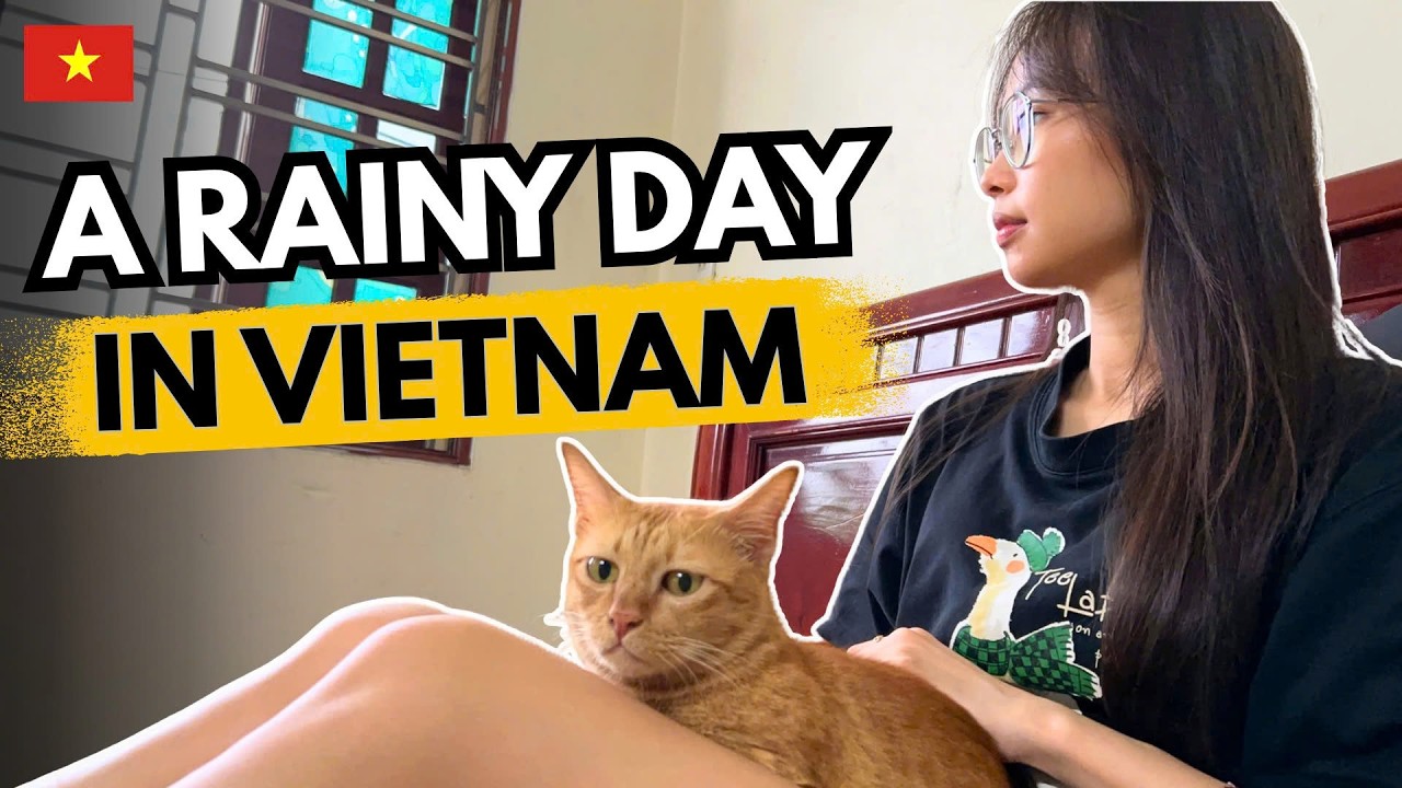 A Rainy Day in Vietnam | Slow Living & Simple Life as a 25-Year-Old Woman | Daily Vlog