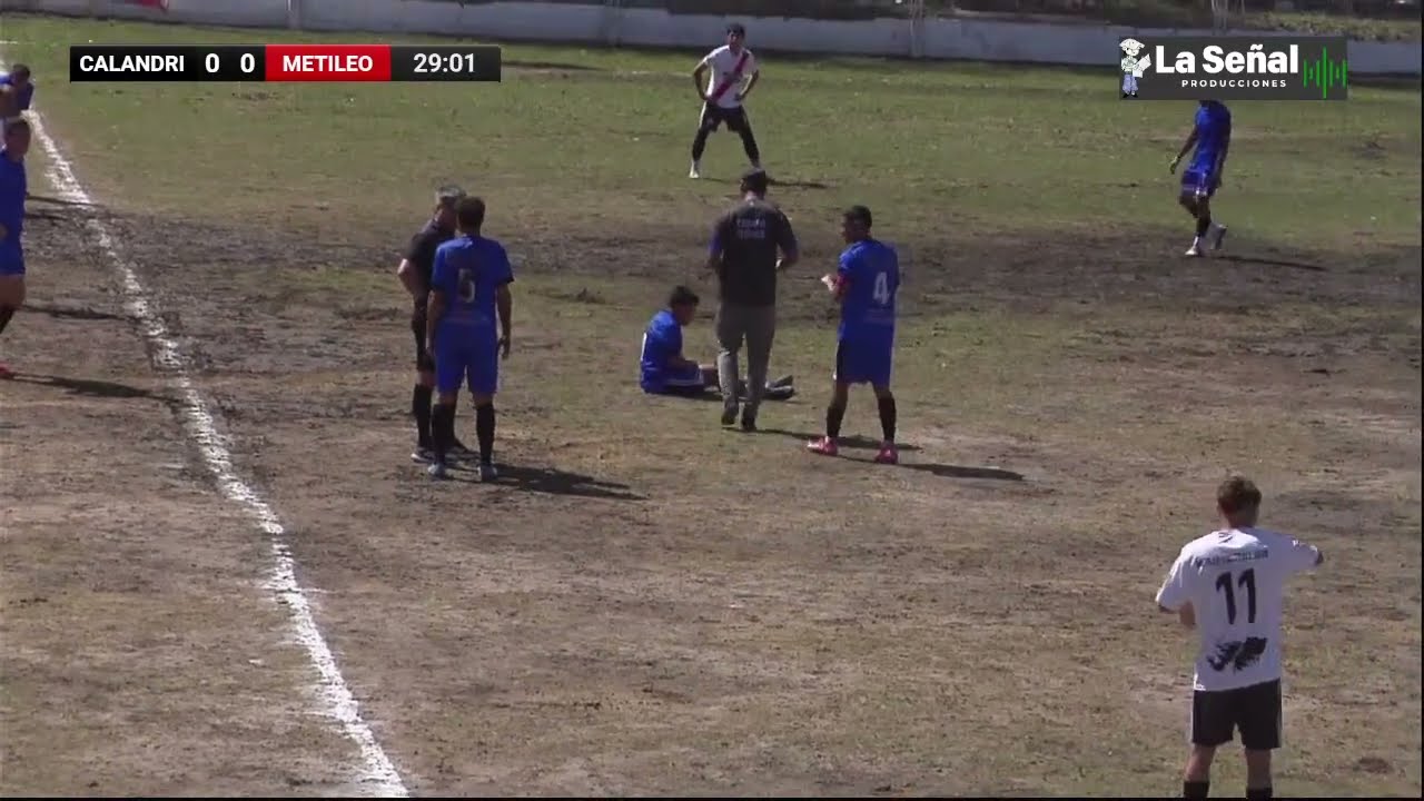 LIGA PROVINCIAL DE FUTBOL MUNICIPAL -COPA DE PLATA- CALANDRI VS METILEO