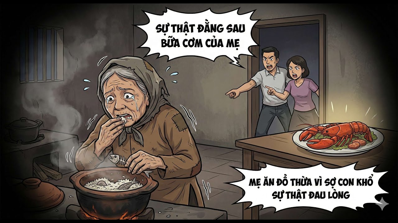 Tại Sao Mẹ Già Thà Ăn Cơm Thừa Canh Cặn Chứ Không Ăn Tôm Hùm Con Mua?