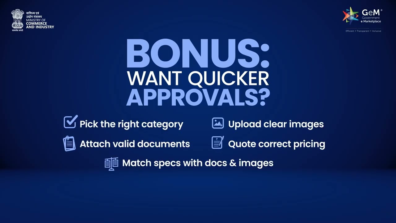 Catalogue Rejected on GeM? Here&rsquo;s How to Fix It Fast | #GeMShorts (Eng)