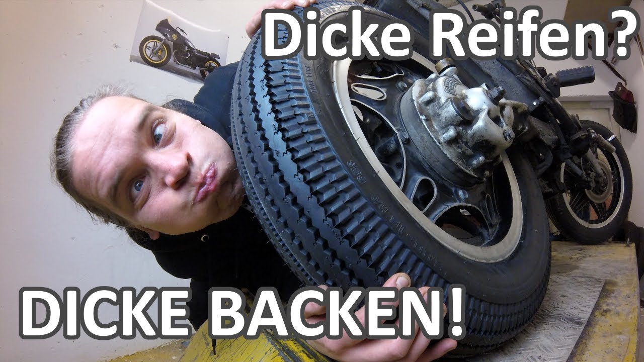 Dicke Bobber Reifen für die Güllepumpe: Shinko E270