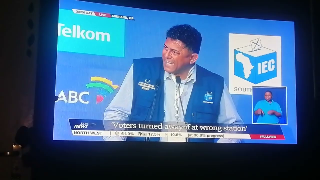 My brother Granville Abrahams - IEC General Manager - 30 May 2024.