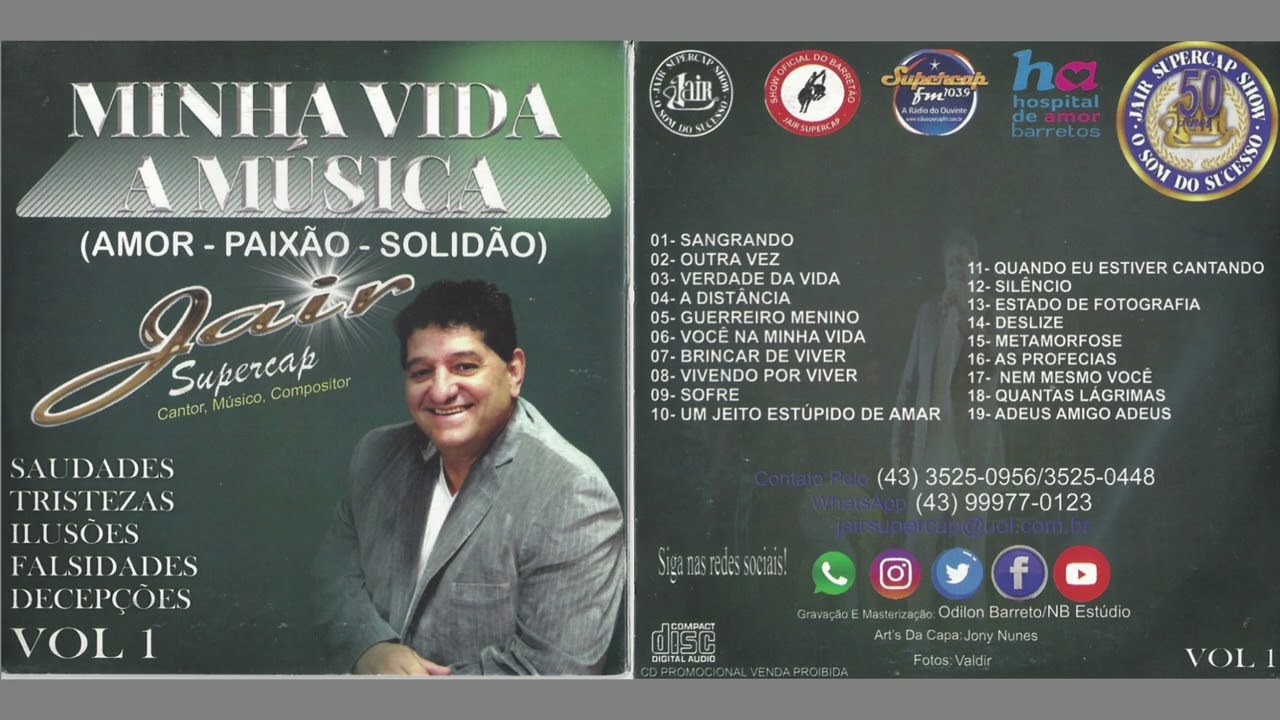 12 - SILÊNCIO- JAIR SUPERCAP | VOL 1 MINHA VIDA A MUSICA