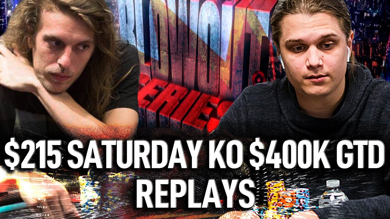 BLOWOUT SERIES 21-M $215 KO Lena900 | girafganger7 | ALLEXarm Final Table Poker Replays
