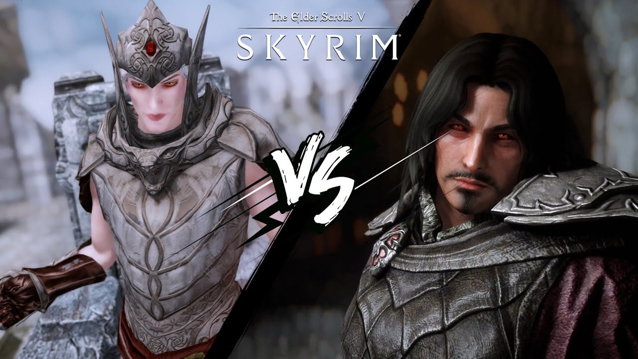 Skyrim Death Battle: Arch-Curate Vyrthur vs Lord Harkon (Human Form)