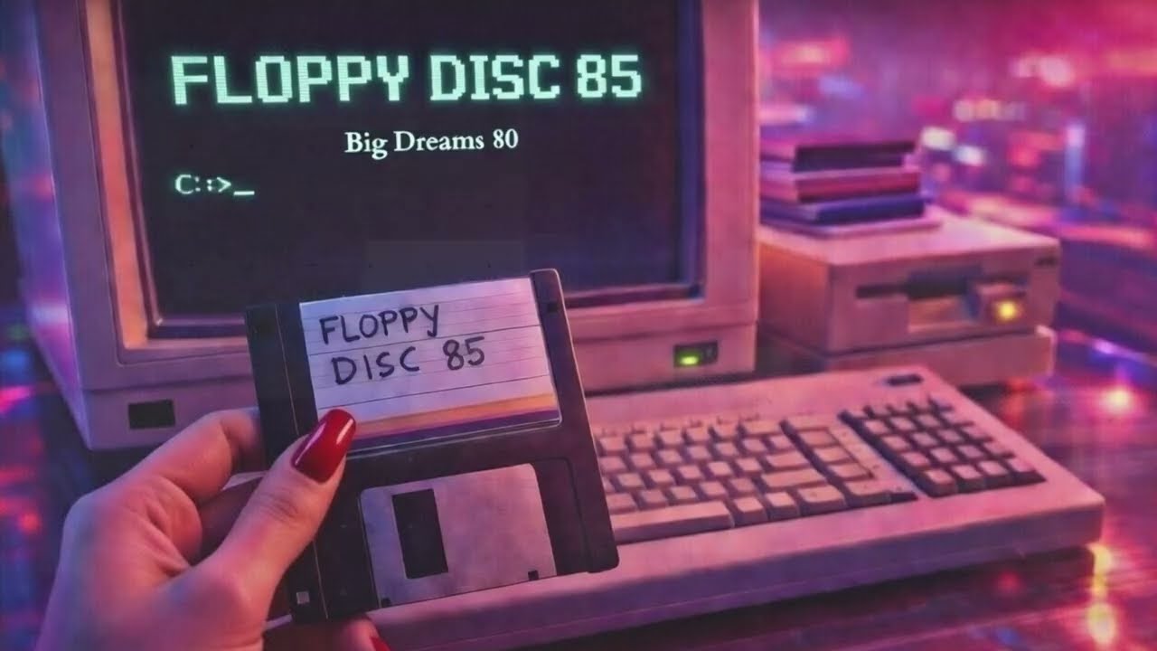 Floppy Disc 85 | Retro 80s Synthwave Instrumental | Neon Arcade Vibes