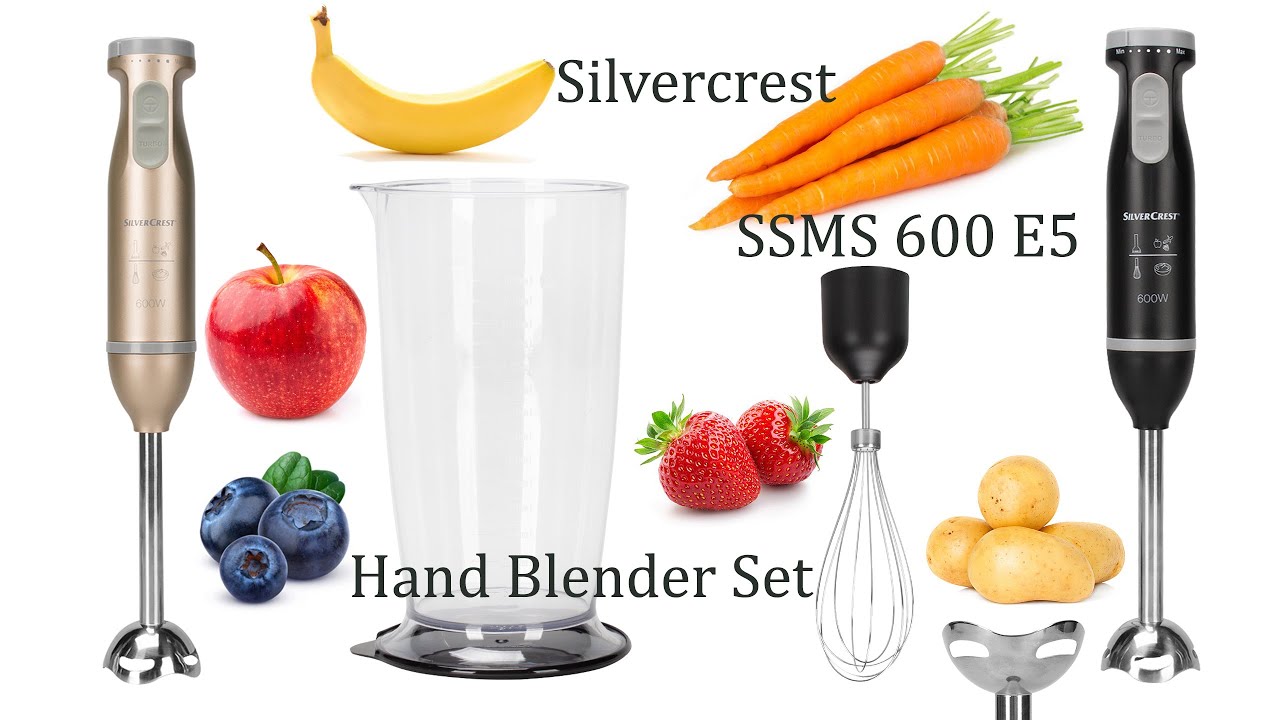 Silvercrest Hand Blender Set SSMS 600 E5 TESTING