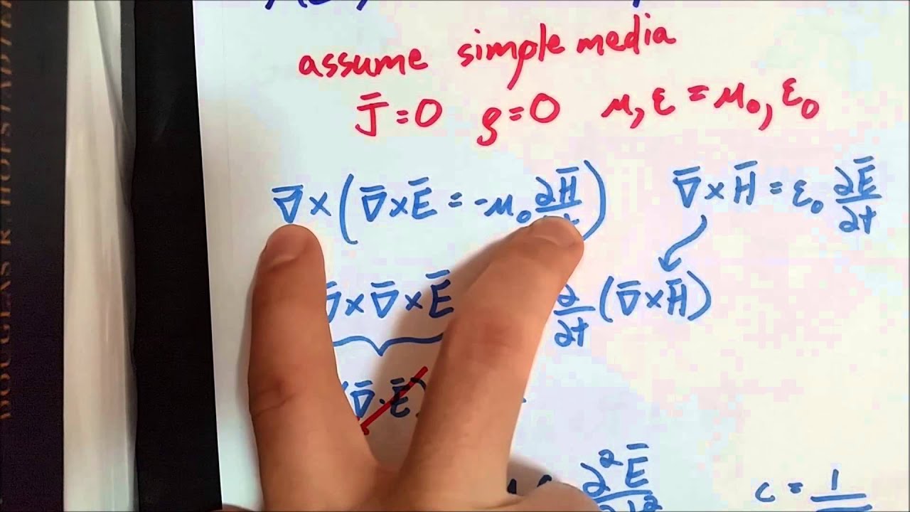 Electromagnetics: The Wave Equation and Plane Wave Solution