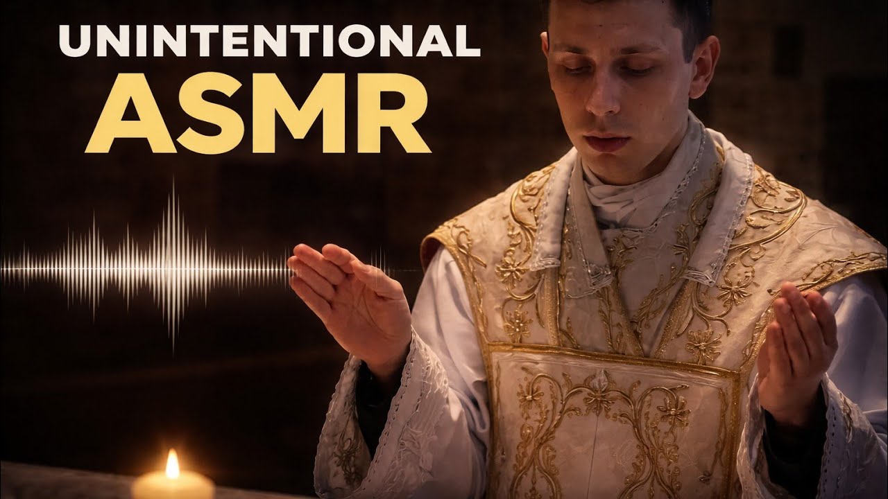 Unintentional ASMR | Loop | Unintelligible whisper | Inaudible prayer | 1 hour