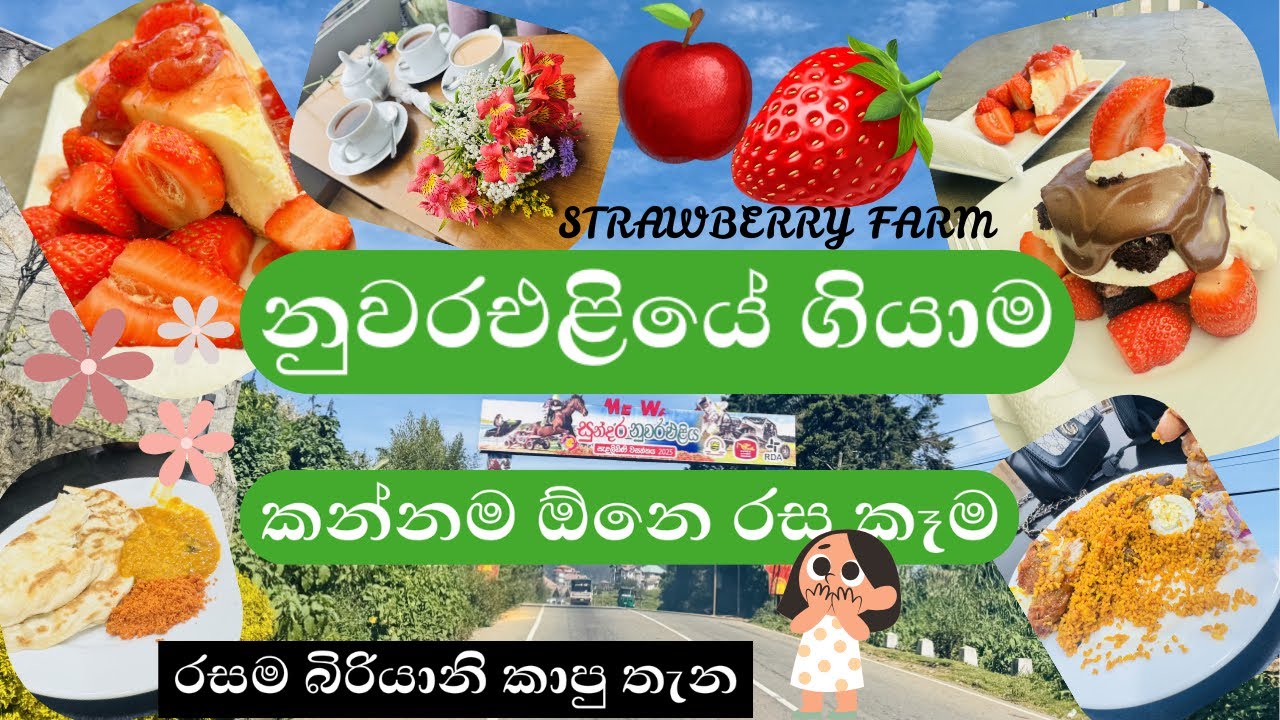 නුවරඑළියේ ගියාම රස කෑම හොයන අයට..🍓🍰🥘 | චීස් කේක් පෙරේතයින්ට විශේශයි🥰🥹🌸#cheesecake #nuwaraeliya 