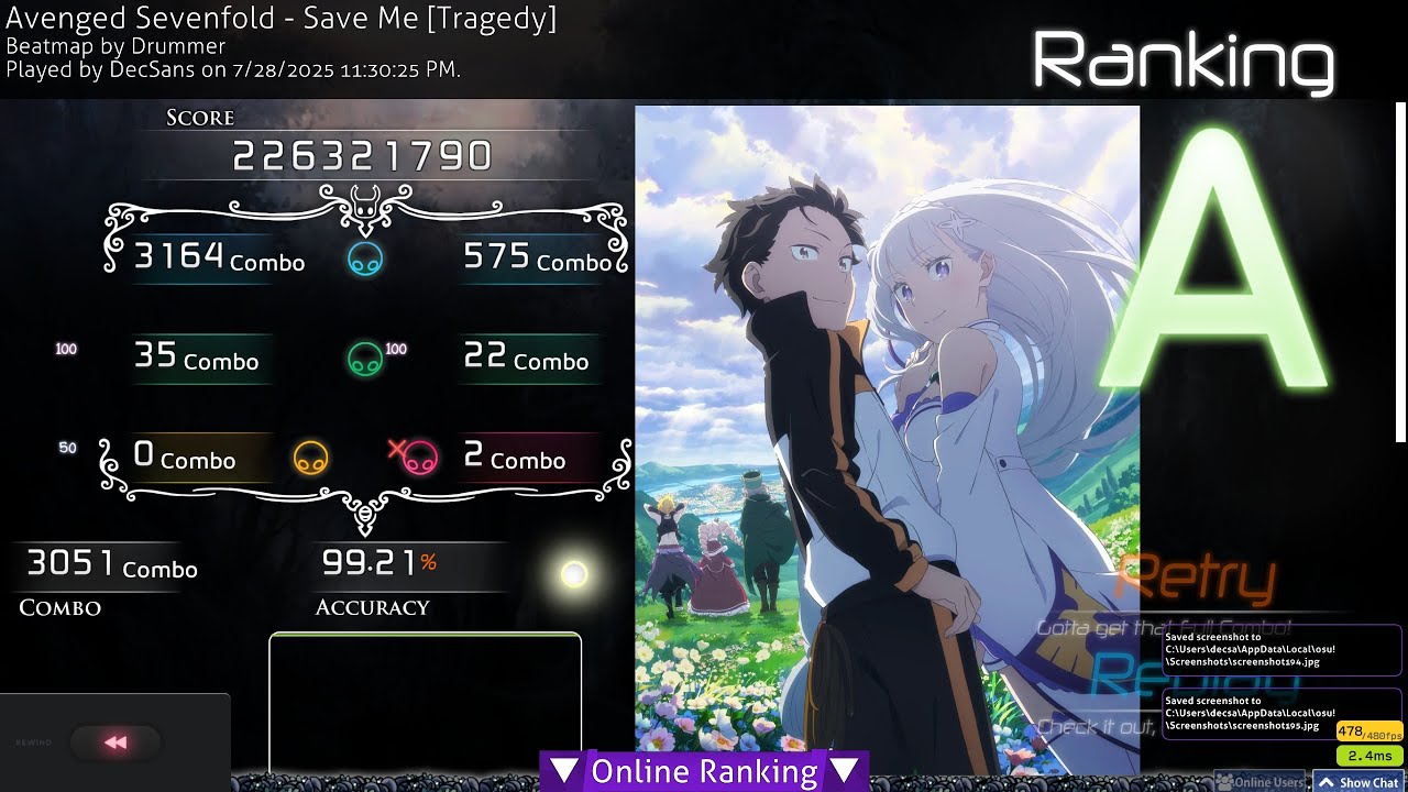 My first 400pp!! Save Me 2 miss
