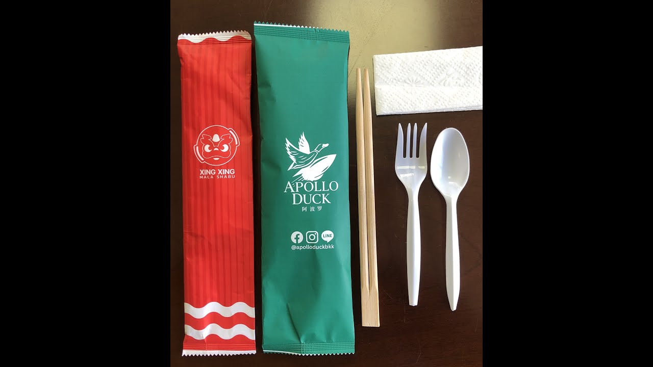 Direct factory of disposable cutlery pack with low moq