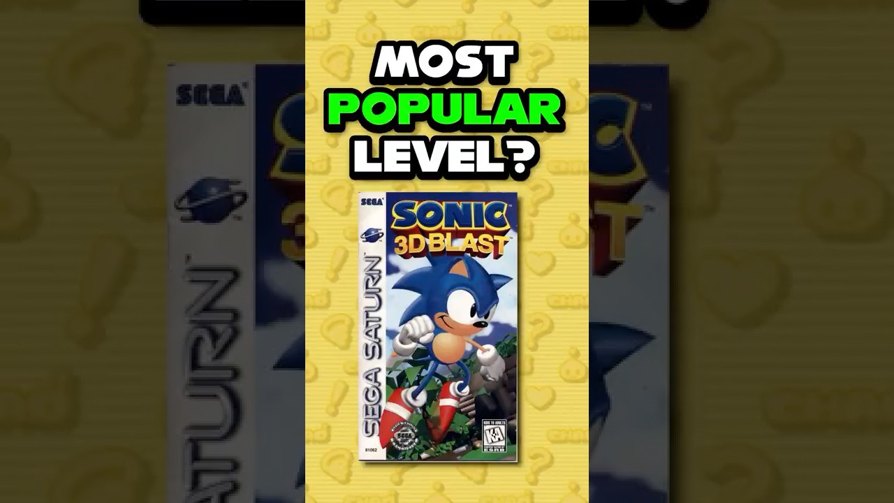 Какой уровень в Sonic 3D Blast самый популярный?