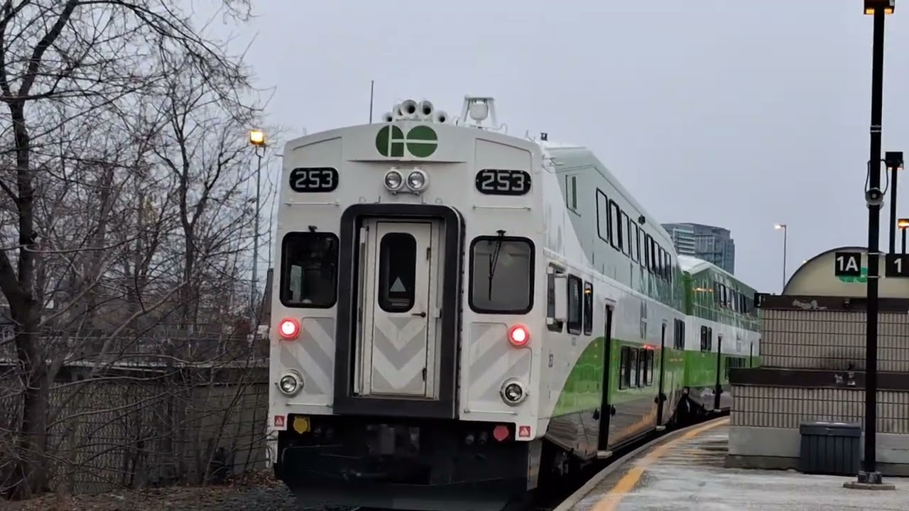 It's 253! Departing mimico go yard 