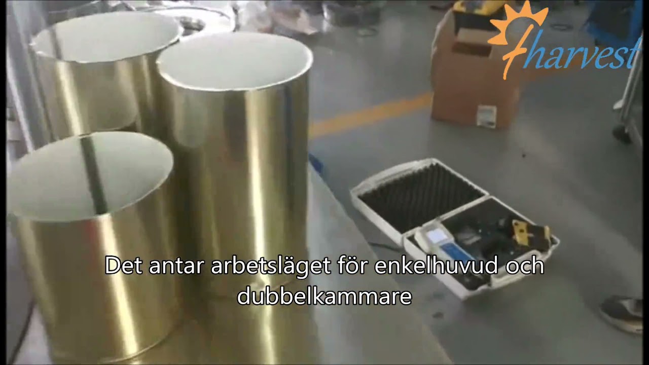 Halvautomatisk dammsugningsmaskin med kv&auml;vspolande dubbelrum