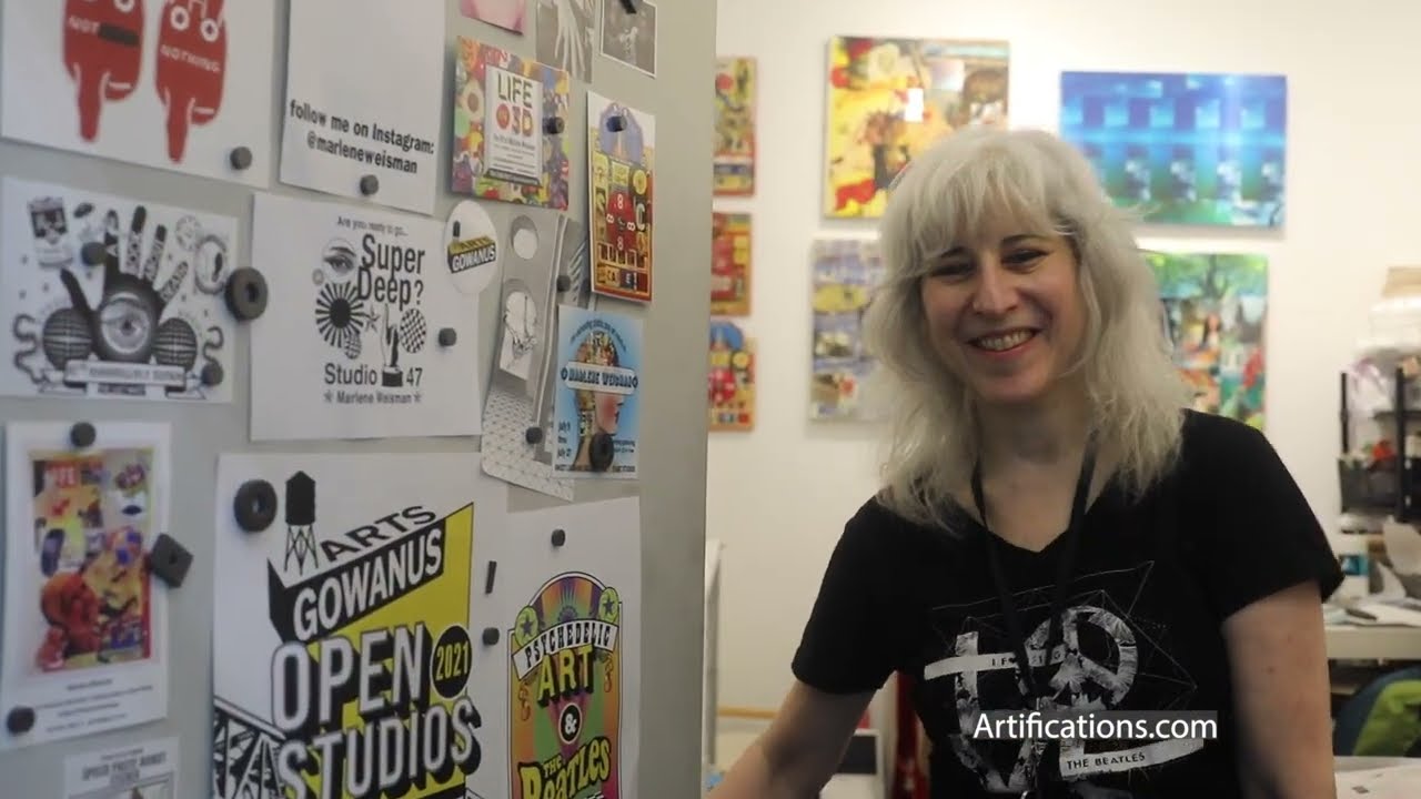Marlene Weisman of Ti Art Studios, Brooklyn!