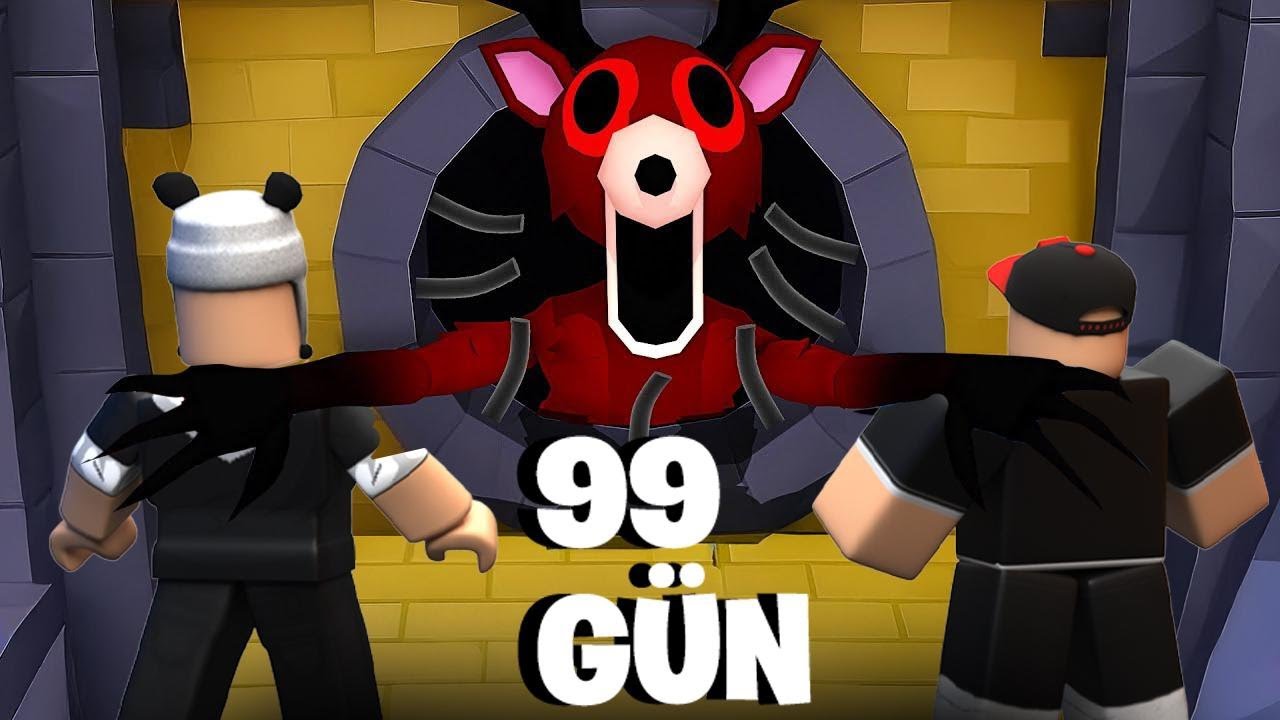 Canavarın Sırrını Bulduk... Ormanda 100 Gün Hayatta Kal - Roblox