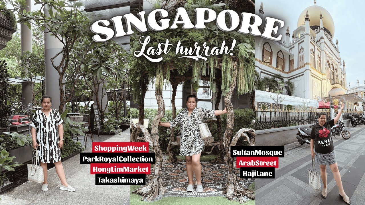 Last Week of Working & Shopping in SINGAPORE | Arab Street, Park Royal Collection, Hong Lim