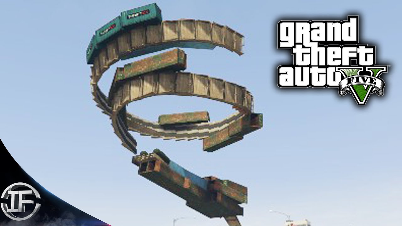 GTA V Online - INCREÍBLE TORNADO CON TRAMPOSOS!! - Carreras Épicas #199 - Funny Moments GTA 5