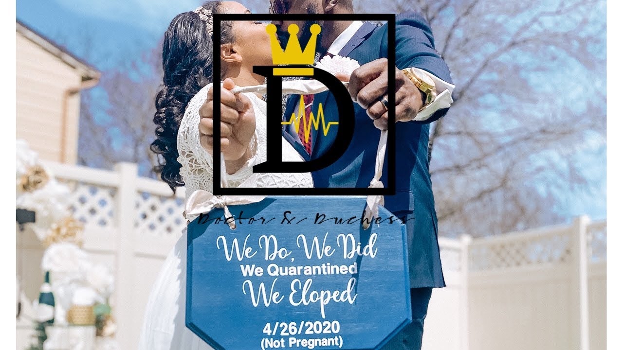 Virtual Wedding: How they had a virtual wedding (with actual footage) #DoctorandDuchess