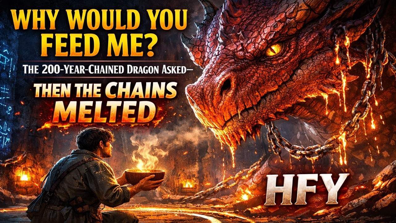 “Why Would You Feed Me” The 200-Year-Chained Dragon Asked — Then the Chains Melted | HFY