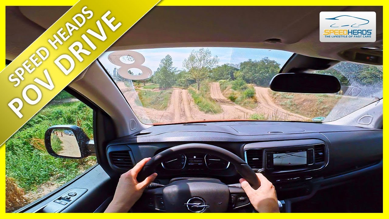 POV Drive - Opel Vivaro 4x4 (145 PS) - Onboard Test Drive (pure driving) - Van in Off-Road Terrain