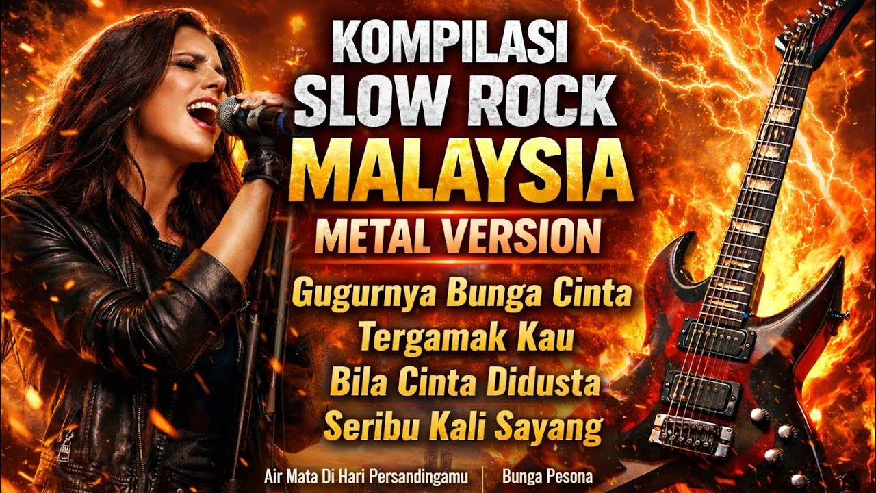 KOMPILASI 12 LAGU MALAYSIA LEGEND | METAL ROCK VERSION Cover#aimusic 