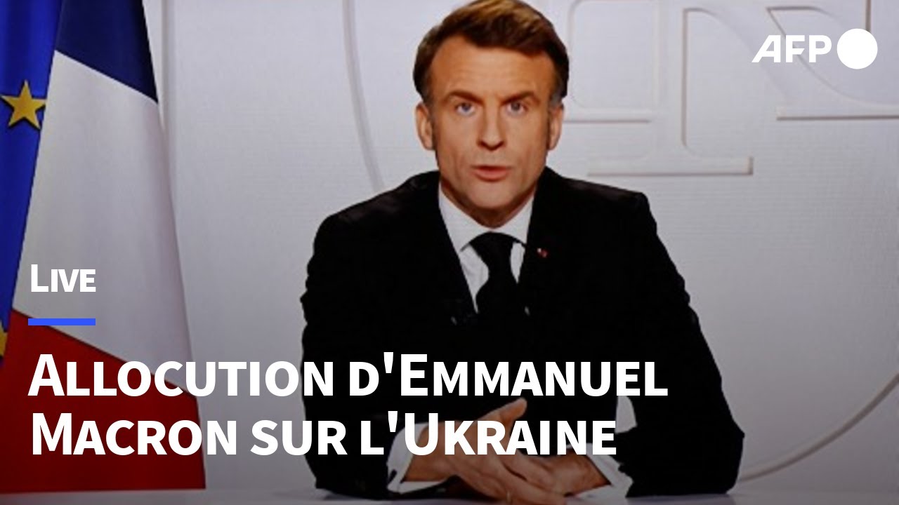 🔴 LIVE - Emmanuel Macron s'adresse aux Français sur l'Ukraine et la défense européenne