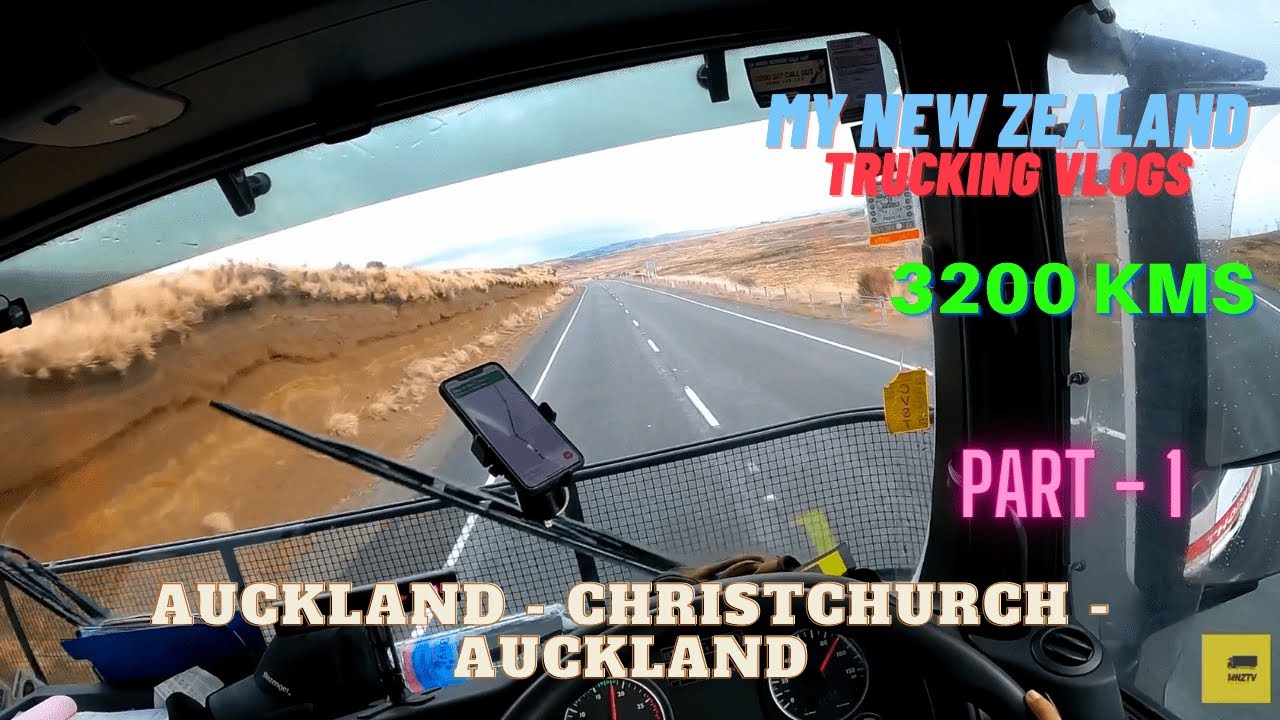 Auckland to ChristChurch | New Zealand Trucking Vlog | Indian Truck Driver In New Zealand