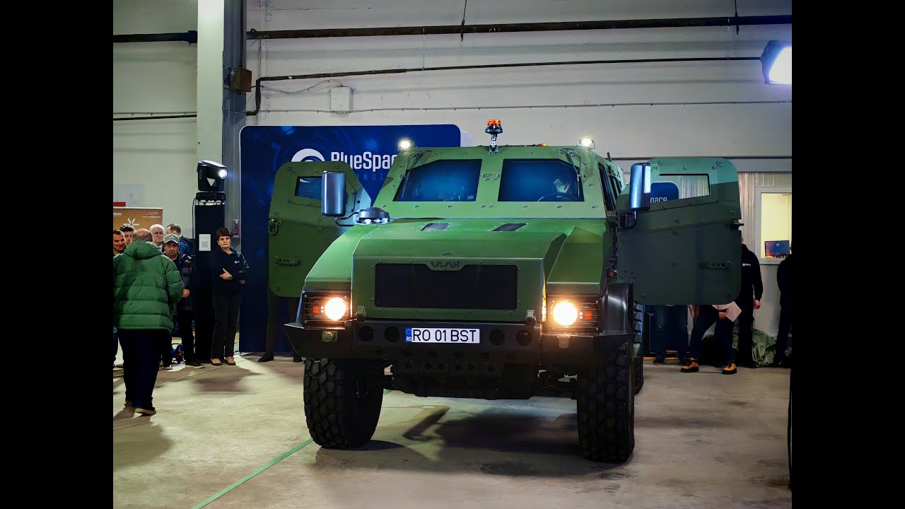 Lansarea oficială a VLAH - prima mașină blindată 4x4 fabricată în România