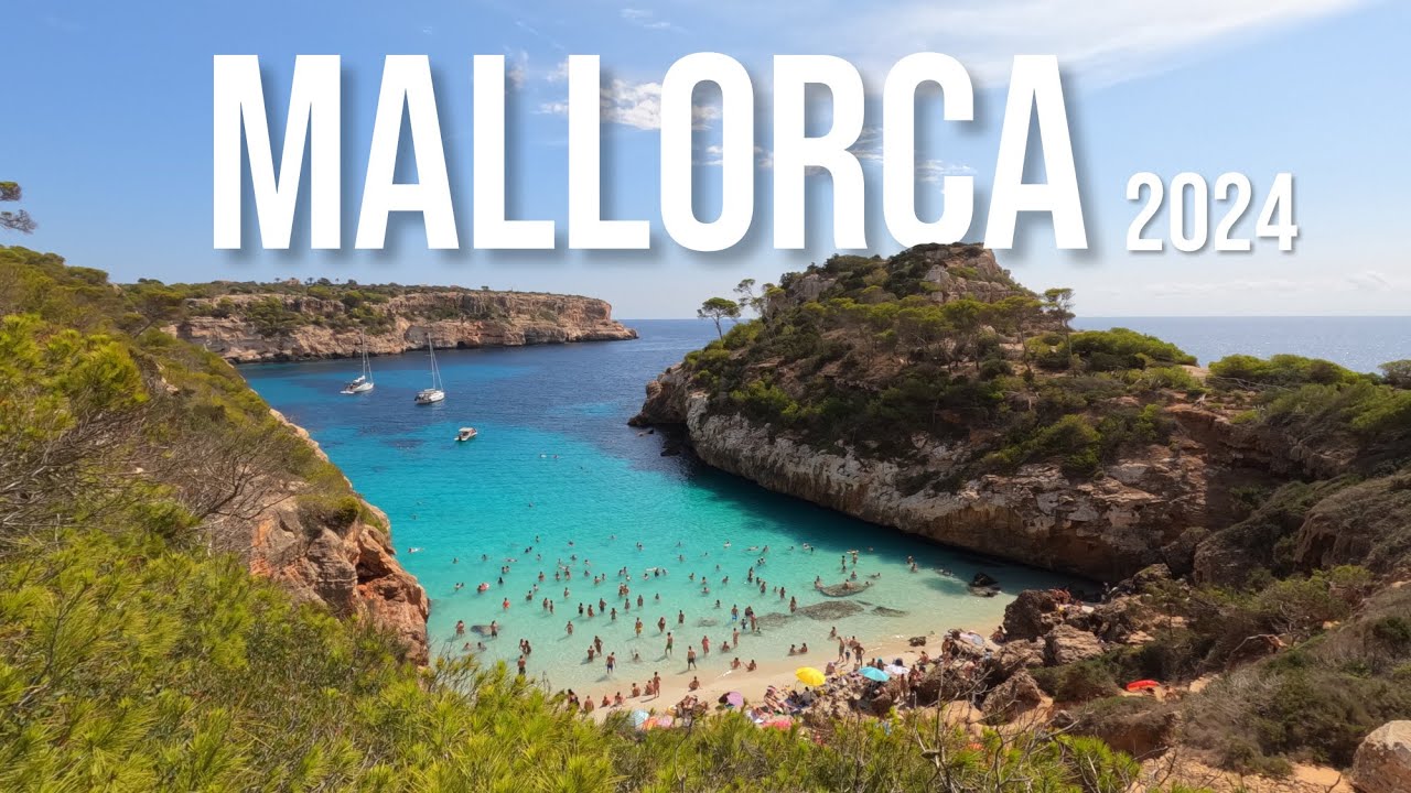 Mallorca 4K | Ostrov ve Španělsku | 2024 🌞🌴