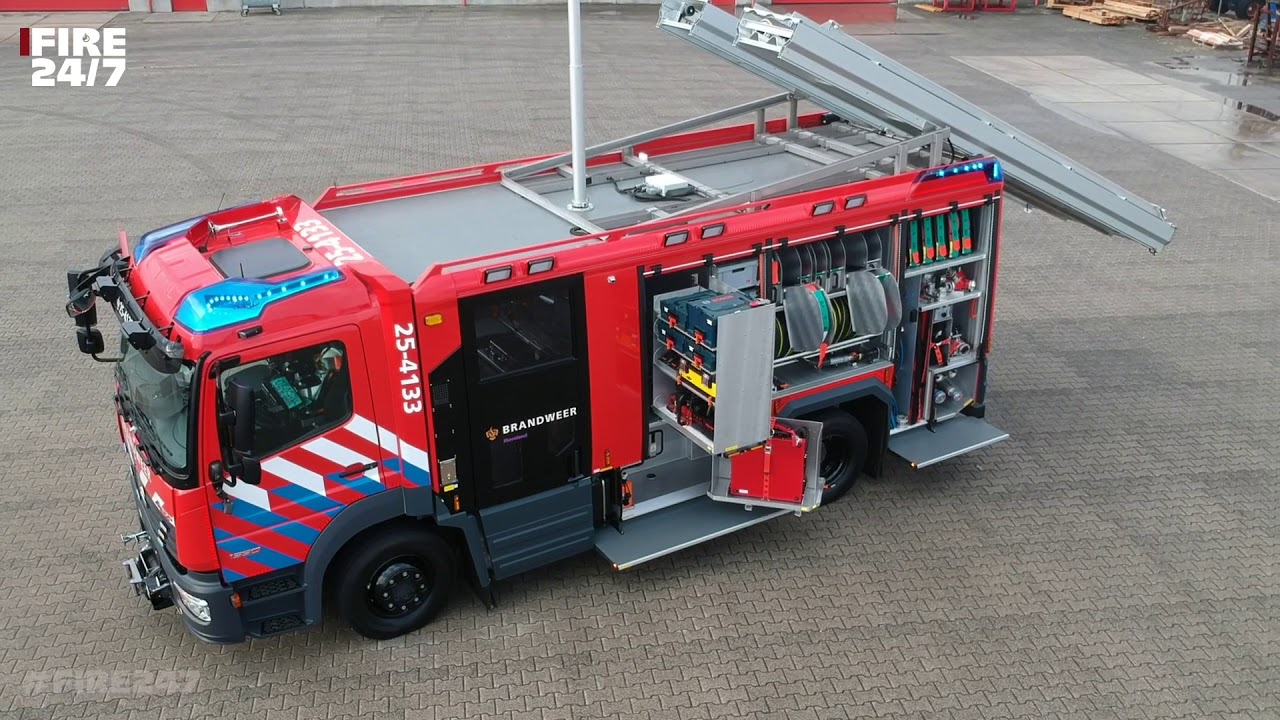 ***SPECIAL*** BRANDWEER FLEVOLAND-NIEUWE MERCEDES ROSENBAUER TANKAUTOSPUIT DUTCH FIREFIGHTERS