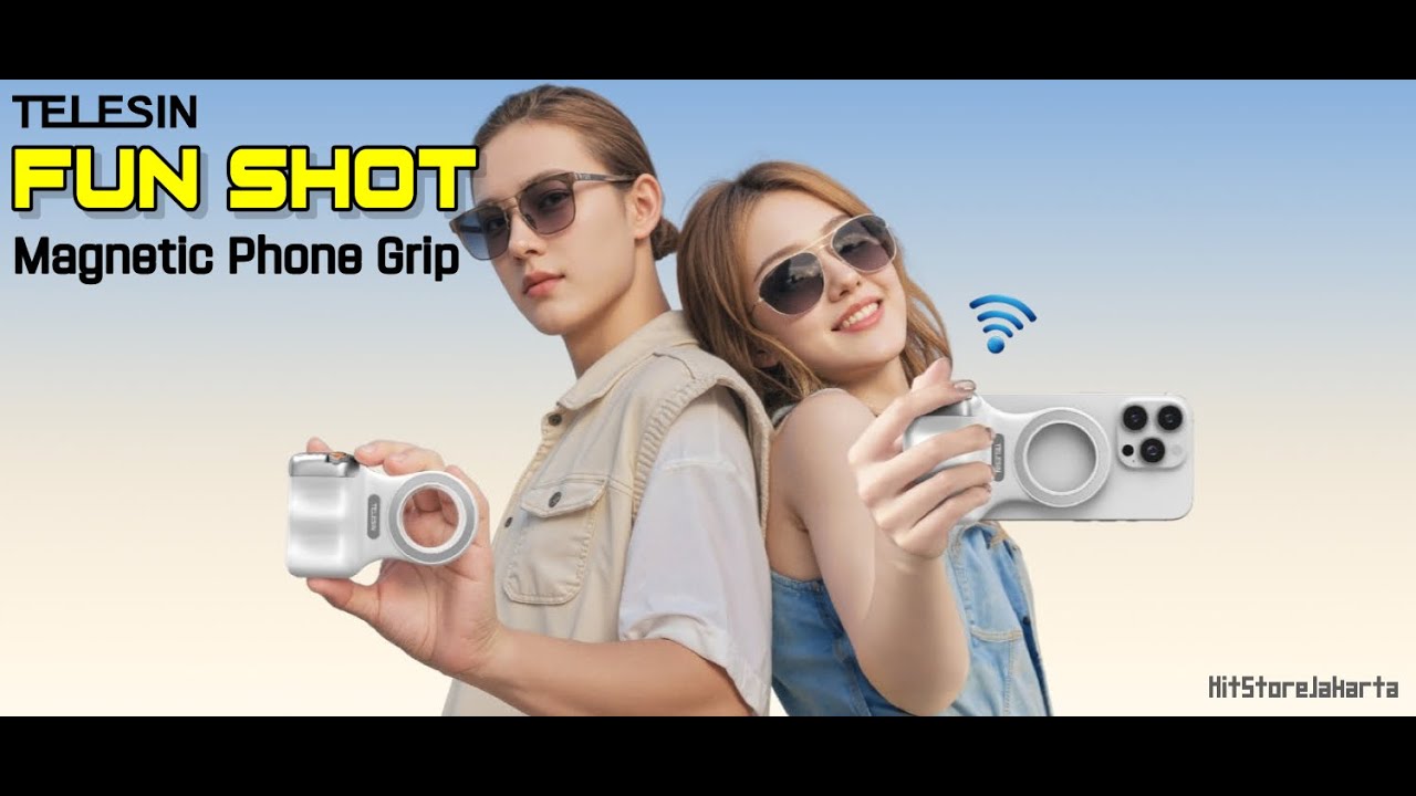 Telesin Fun Shot Magnetic Grip for Smartphone Tutorial