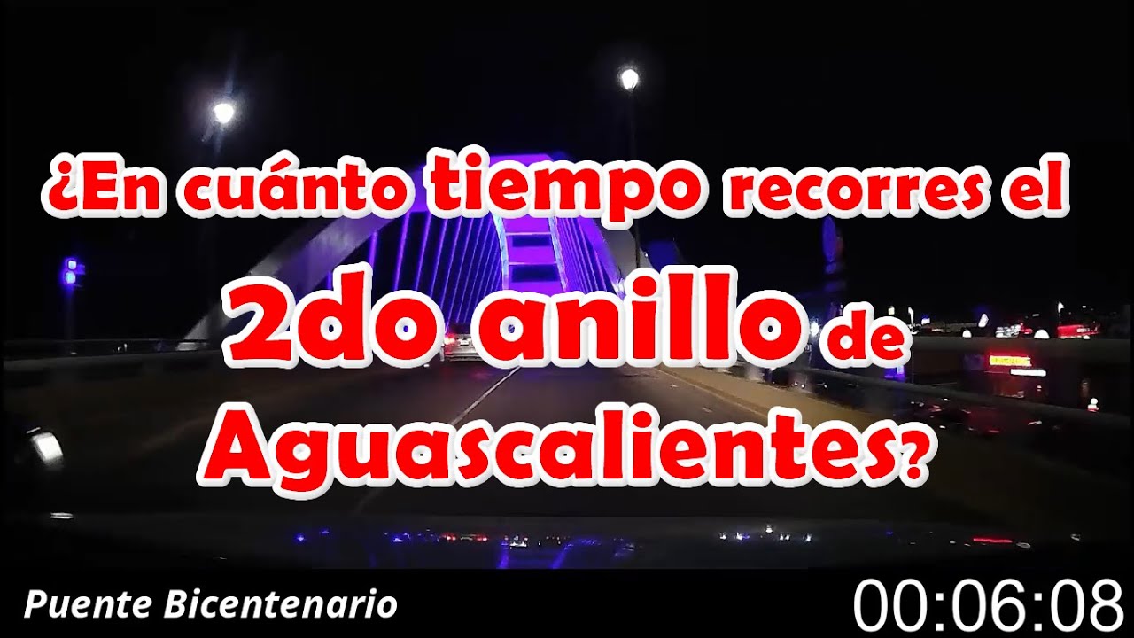 Flujo Continuo de Av. Aguascalientes ¿En cuánto tiempo se recorre?