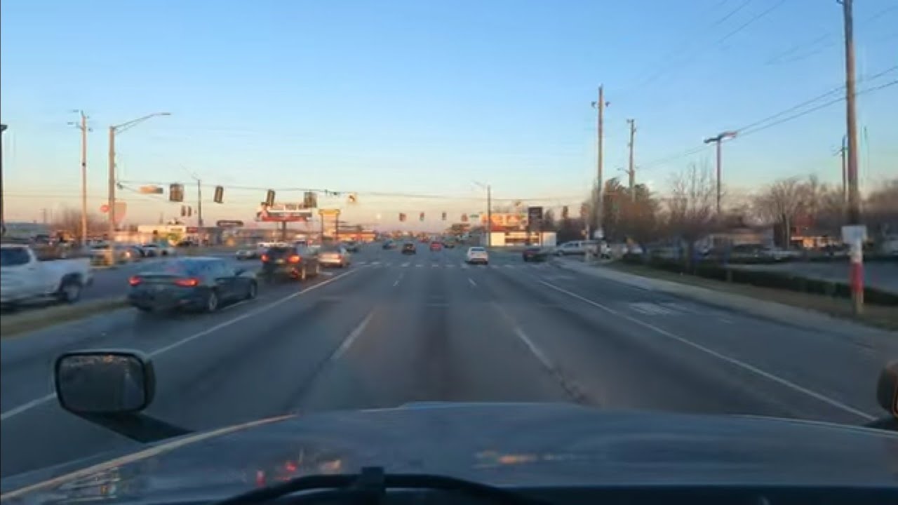 Indianapolis, IN, A drive through town, 38th Street.