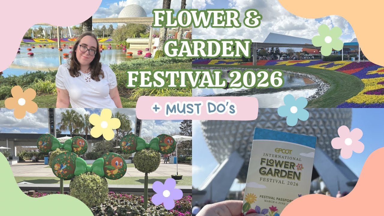 ALL of the Topiaries and MUST DOs at Epcot’s Flower and Garden Festival 2026! 