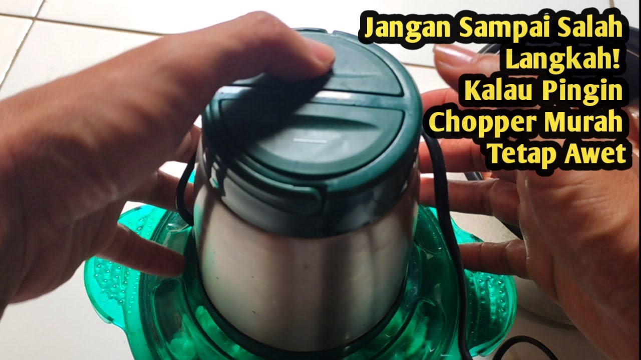 cara menggiling daging ayam untuk bakso dengan Chopper murah dan tetap awet