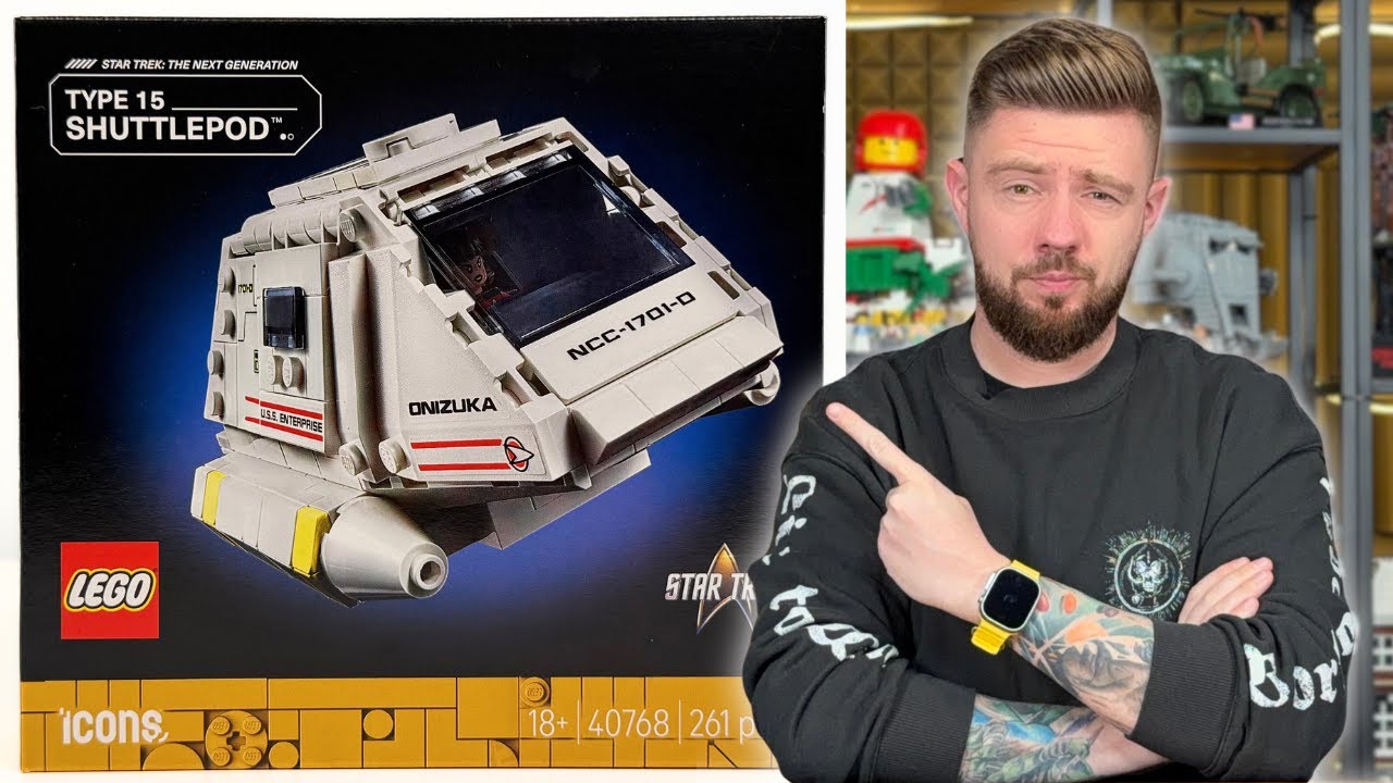 STAR TREK TYPE-15 SHUTTLEPOD 🚀 LEGO ICONS 40768 RECENZJA